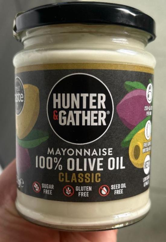 Fotografie - Mayonnaise 100% olive oil classic Hunter & Gather