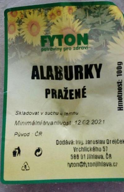 Fotografie - Alaburky pražené Fyton