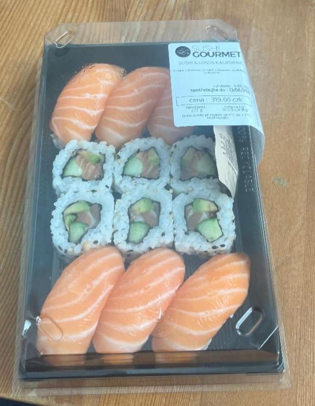 Fotografie - Losos Kalifornie Sushi gourmet