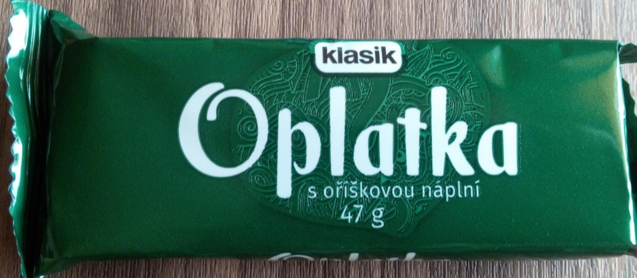 Fotografie - Oplatka s oříškovou náplní Klasik