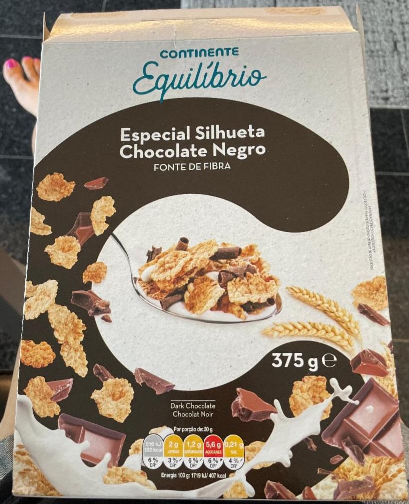 Fotografie - Especial Silhueta Chocolate Negro Fonte de Fibra Continente