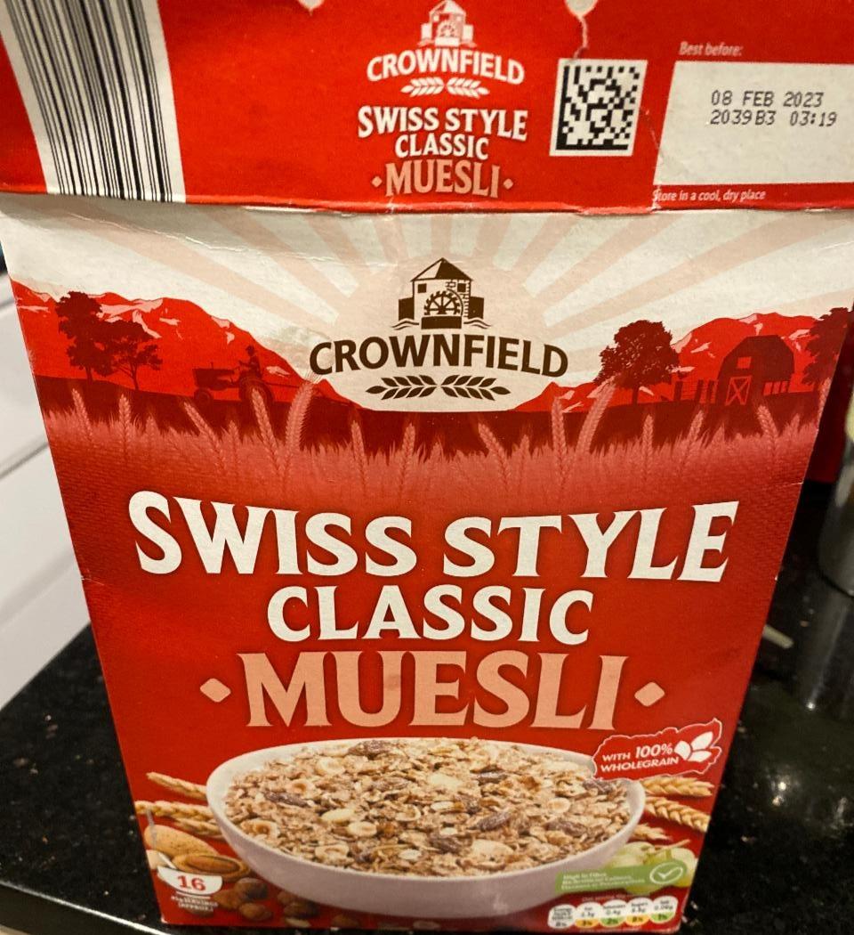 Fotografie - Swiss Style Classic Muesli Crownfield