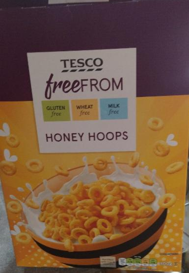 Fotografie - Tesco free from honey hoops