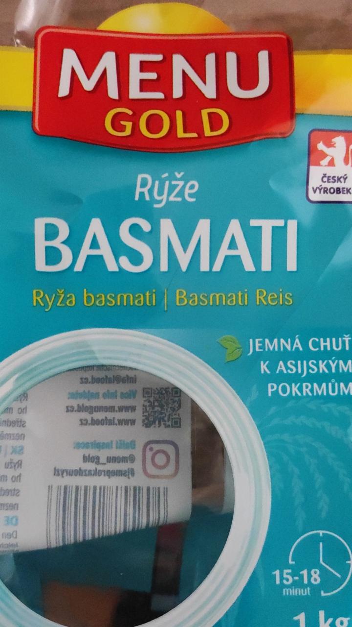 Fotografie - Rýže Basmati Menu Gold