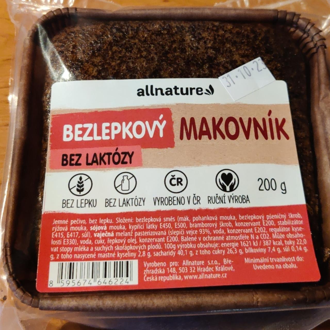 Fotografie - Bezlepkový Makovnik Allnature