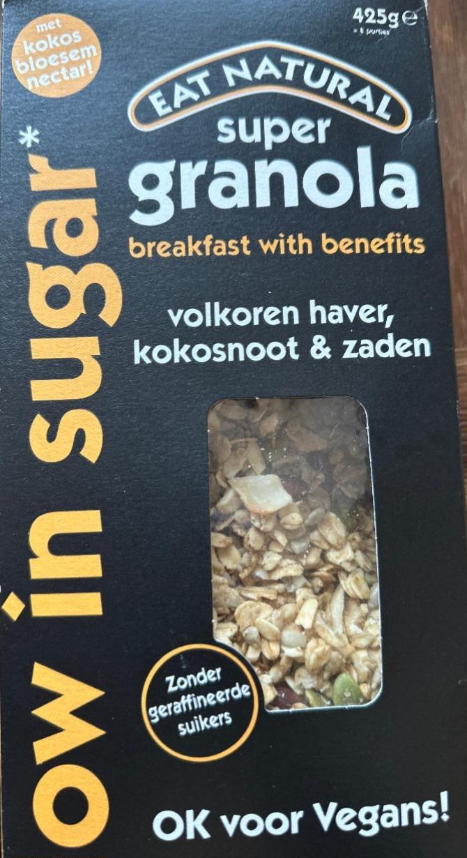 Fotografie - Super Granola low in sugar Eat Natural