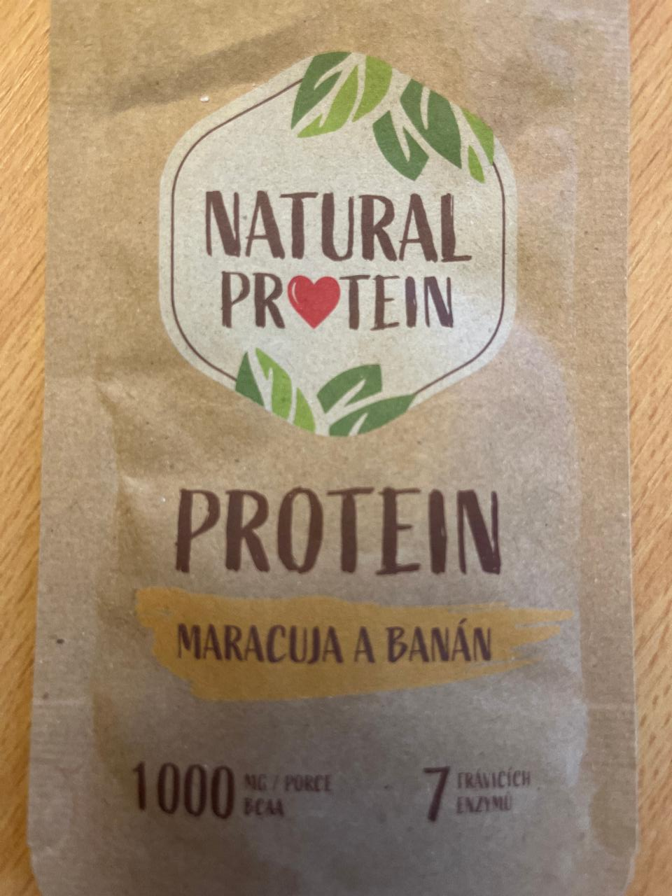 Fotografie - Protein maracuja a banán Natural protein