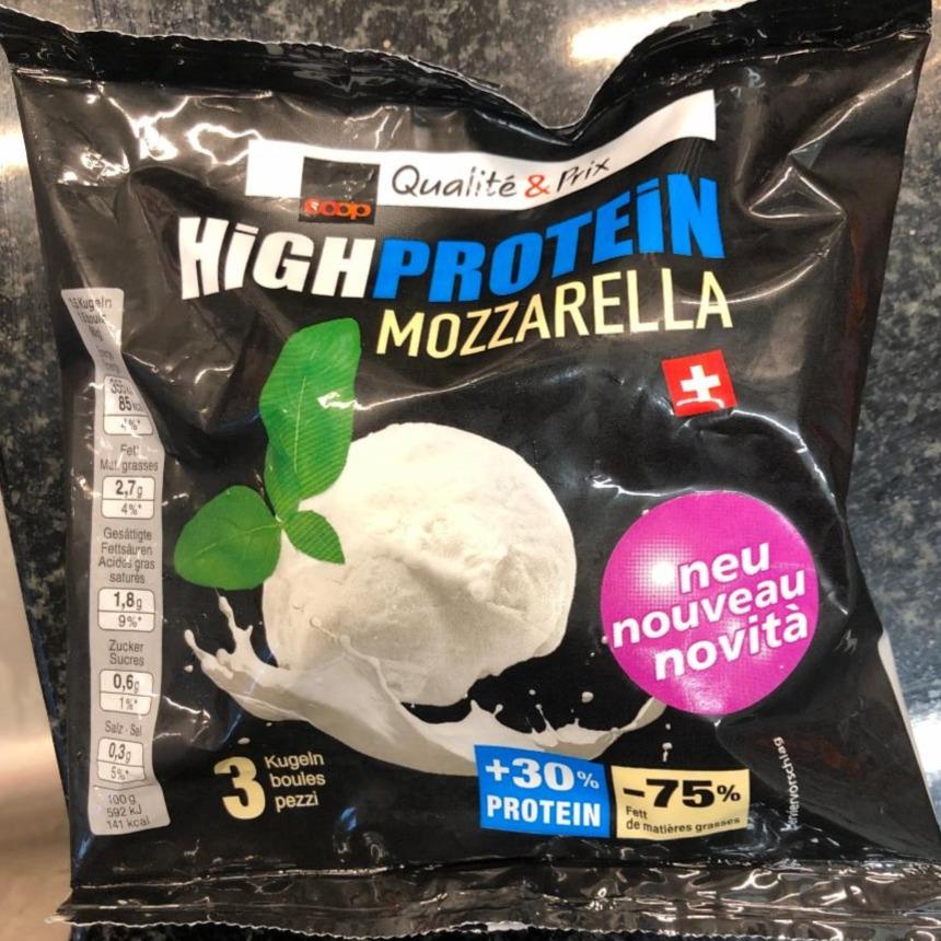 Fotografie - High protein mozzarella Coop Qualite & Prix