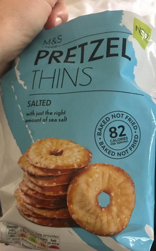 Fotografie - Pretzel thins salted Marks & Spencer