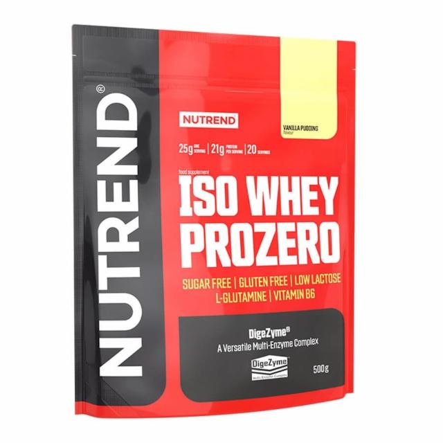 Fotografie - Iso whey prozero vanilla pudding (pudinková vanilka) Nutrend