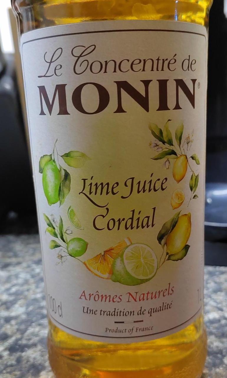 Fotografie - Lime juice cordial Monin