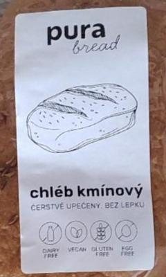 Fotografie - Chléb kmínový čerstvě upečený, bez lepku Pura bread