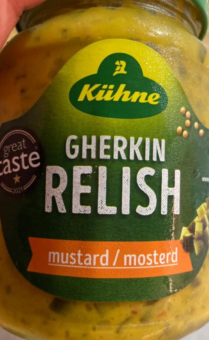 Fotografie - Gherkin RELISH MUSTARD Kühne