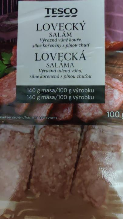 Fotografie - Tesco Lovecký salám