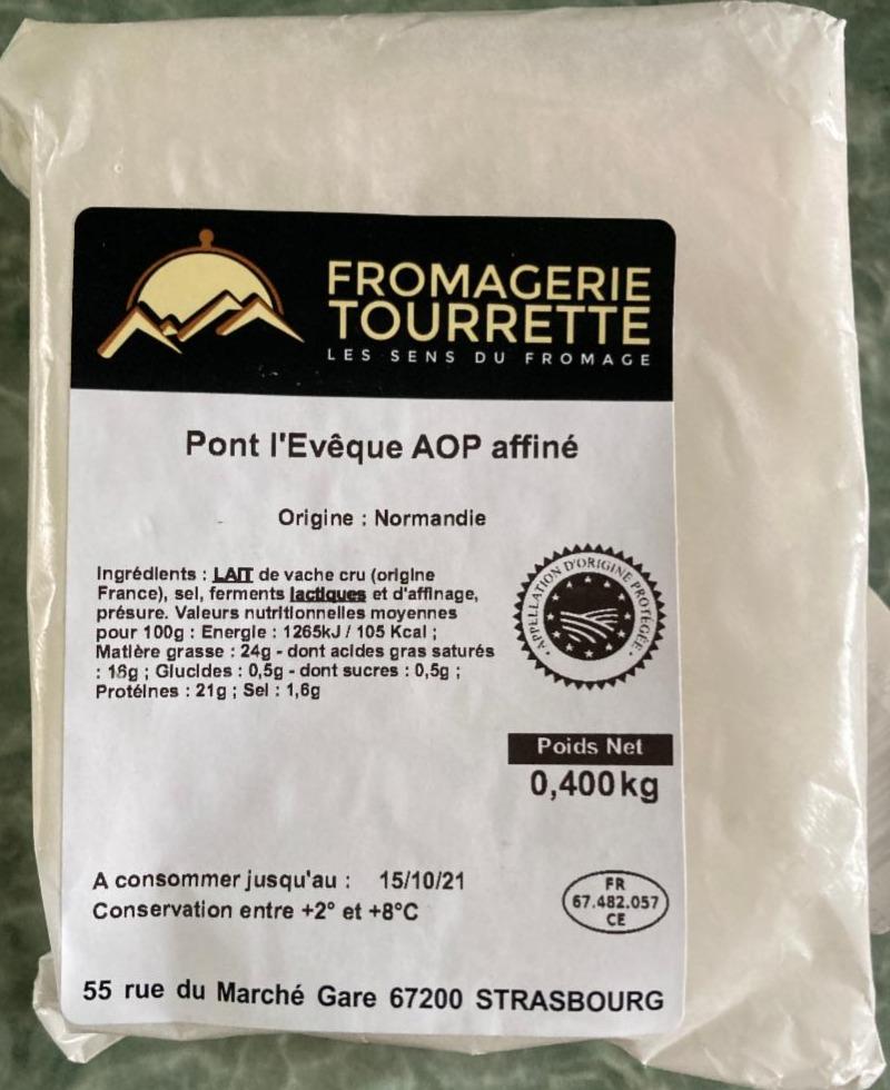 Fotografie - Pont l'Evêque AOP affiné Fromagerie Tourrette