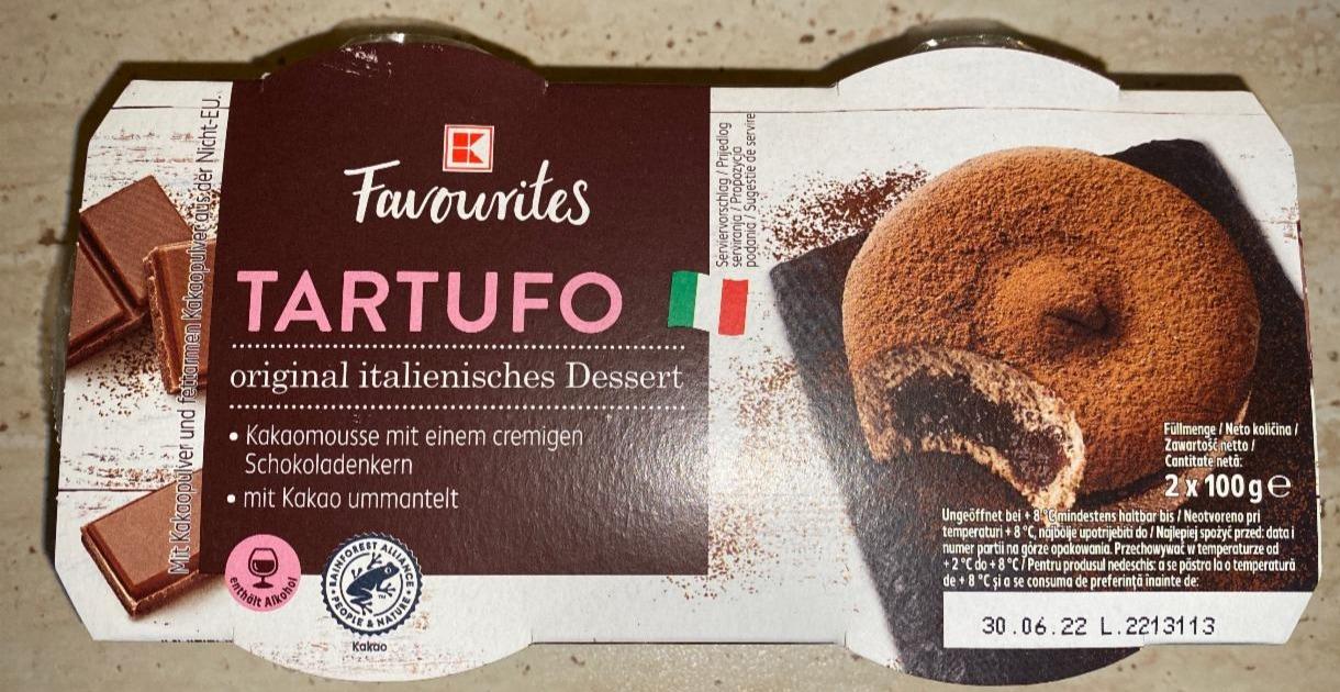 Fotografie - TARTUFO original italienisches Dessert K-Favourites