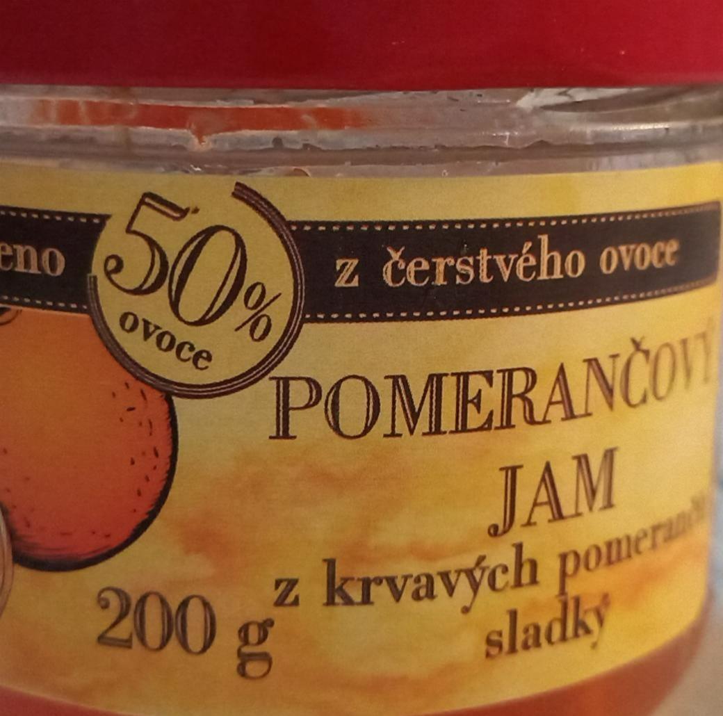 Fotografie - Pomerančový Jam z krvavých pomerančů sladký Marmeládový Mlýn