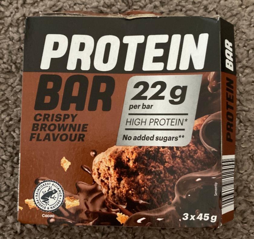 Fotografie - Protein bar crispy brownie flavour Lidl