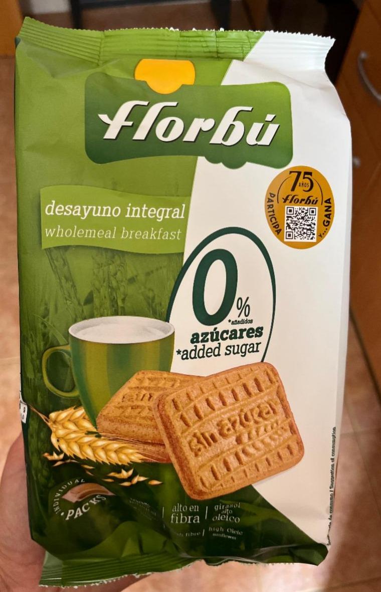 Fotografie - Desayuno Integral 0% azúcares Florbu