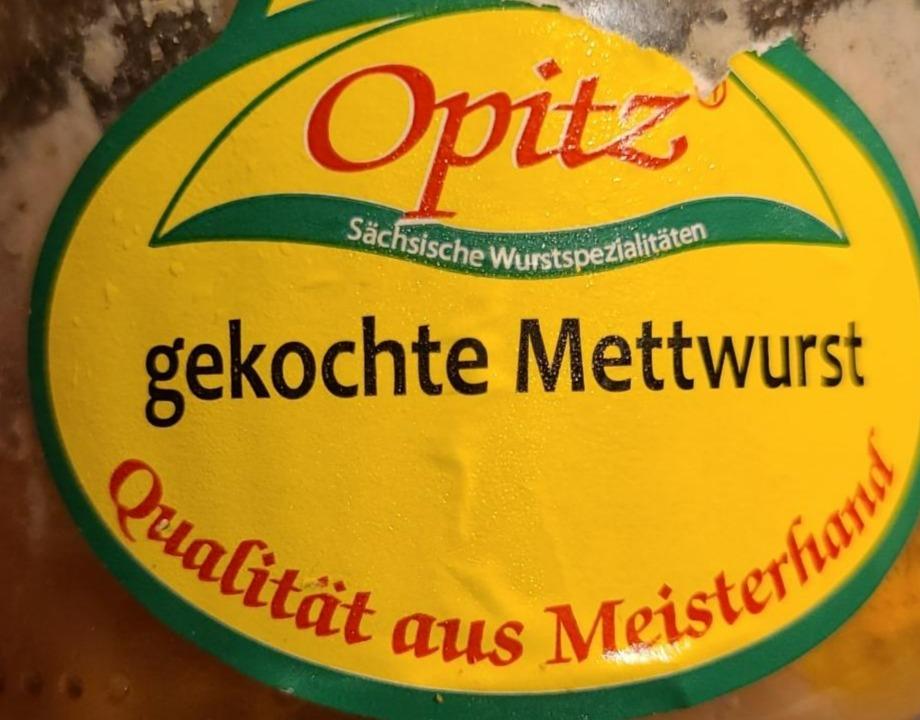 Fotografie - Gekochte Mettwurst Opitz