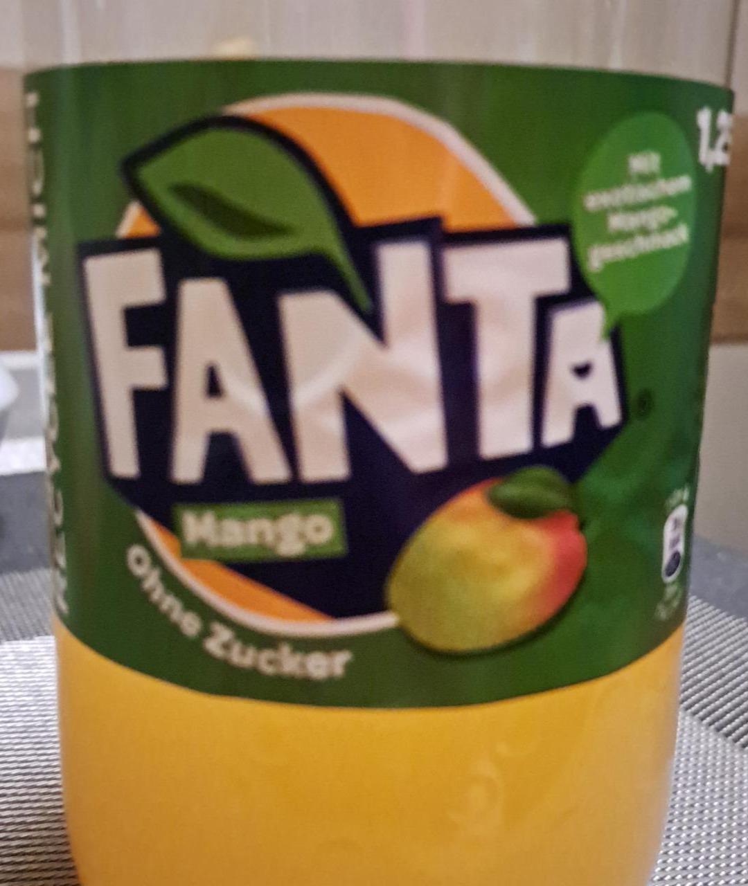 Fotografie - Fanta Mango ohne Zucker