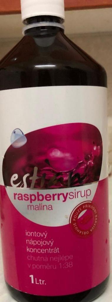 Fotografie - estian radpberry sirup malina