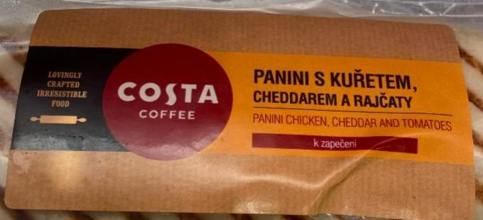 Fotografie - Panini s kuřetem, cheddarem a rajčaty Costa Coffee