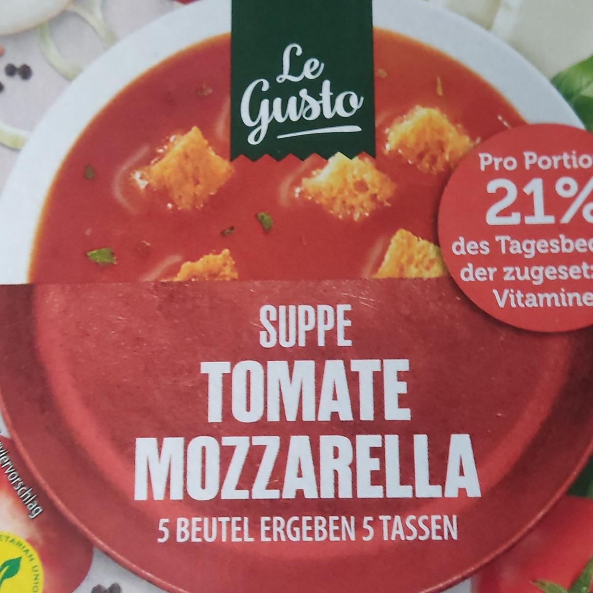 Fotografie - Suppe Tomate Mozzarella Le Gusto