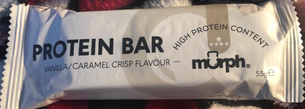 Fotografie - Protein bar vanilla/caramel crisp flavour Murph