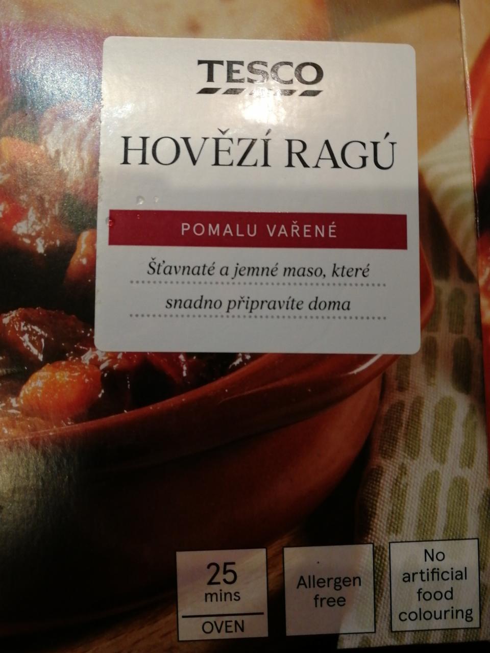 Fotografie - Sous vide hovězí ragú se zeleninou Tesco