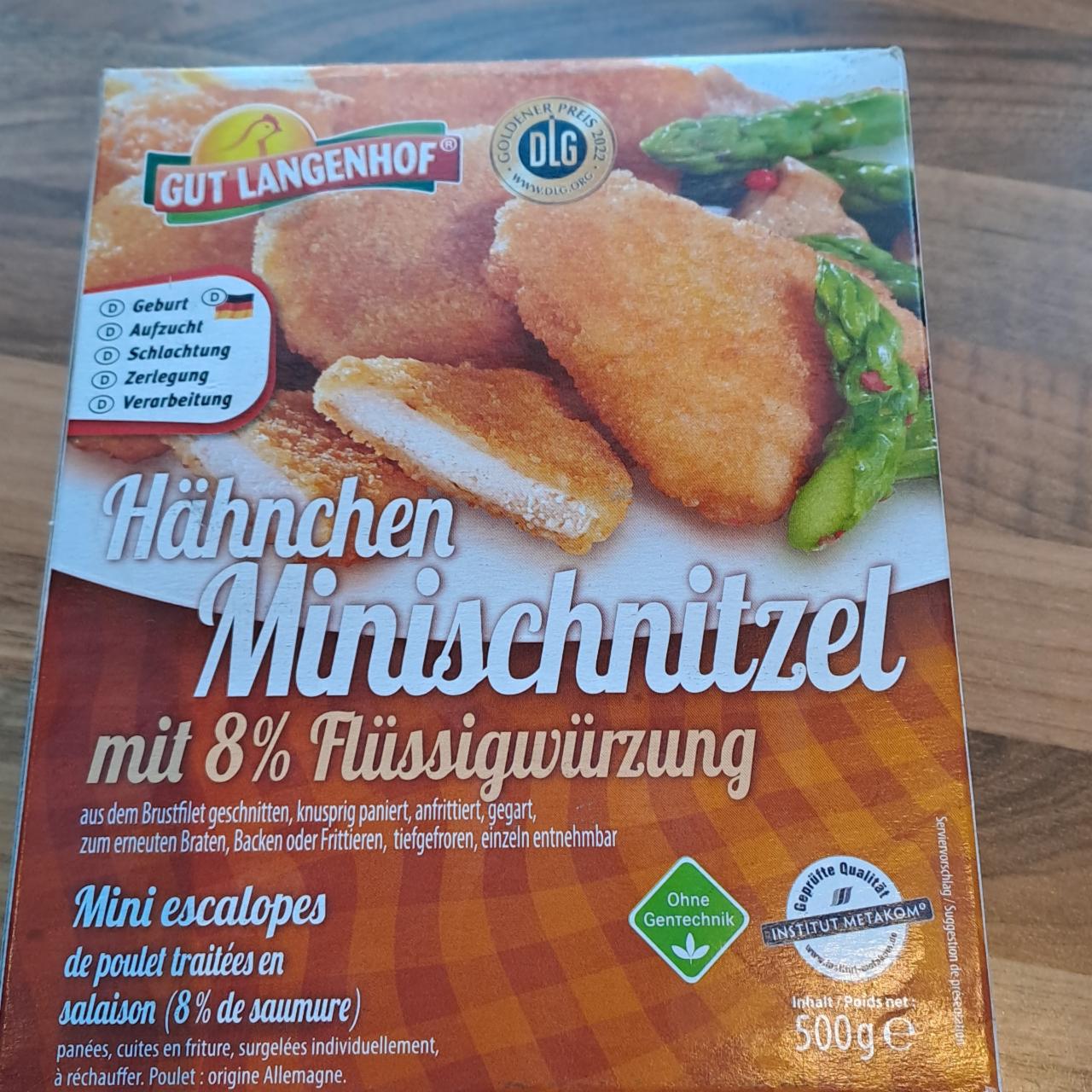 Fotografie - Hähnchen minischnitzel Gut Langenhof