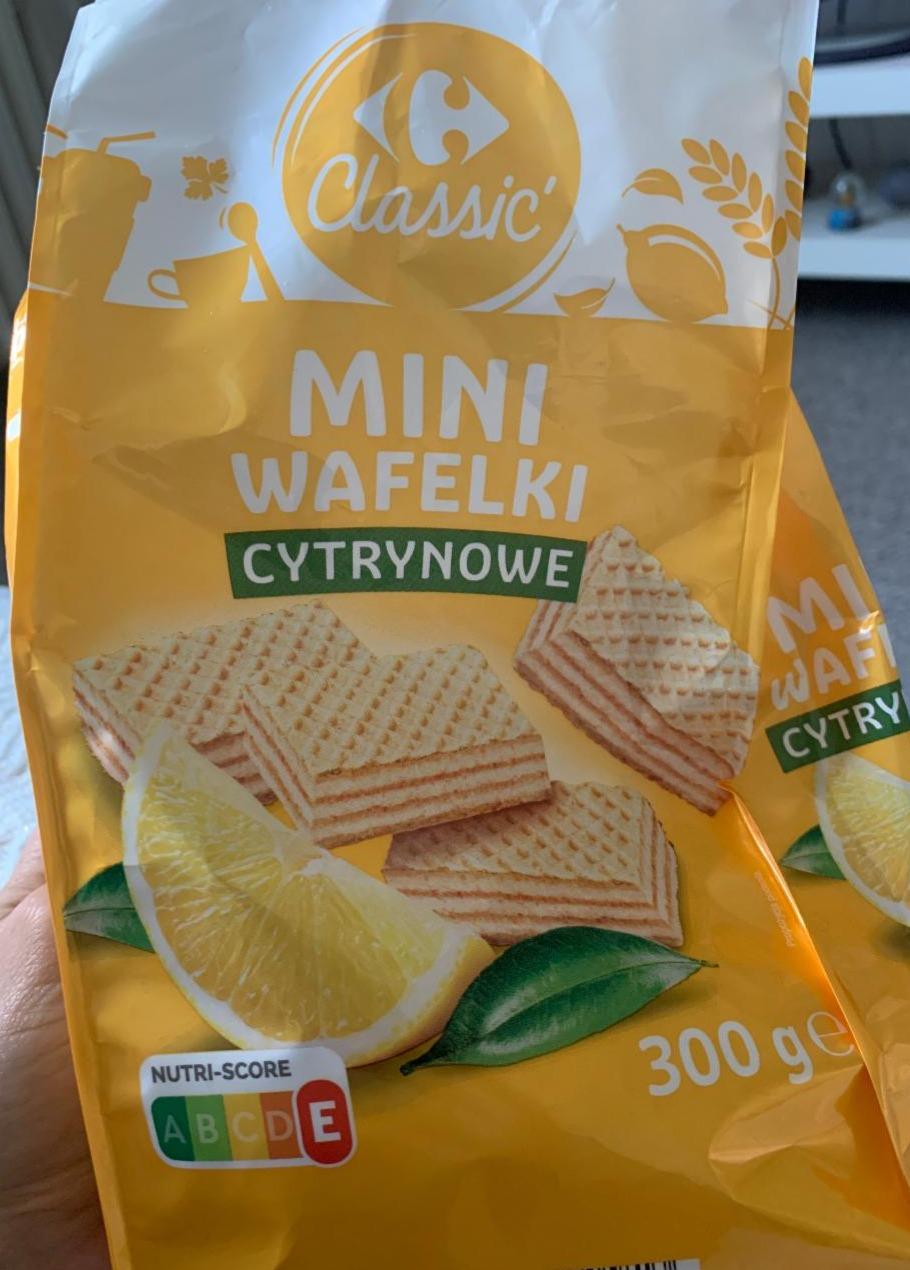 Fotografie - Mini Wafelki cytrynowe Carrefour Classic