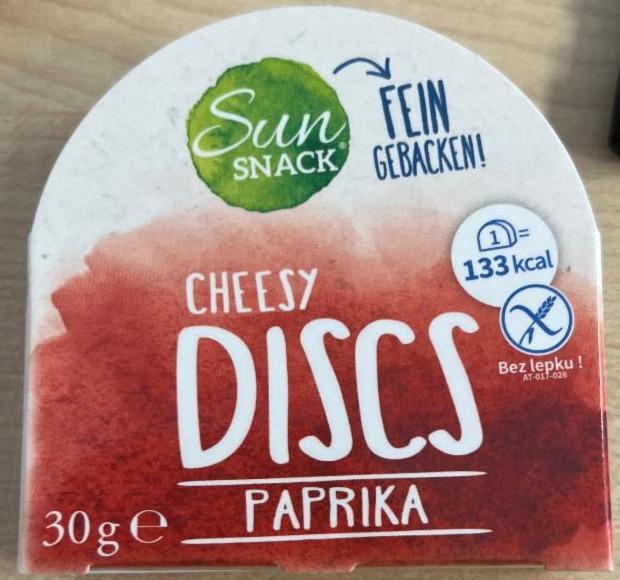 Fotografie - Cheesy discs Paprika SunSnack