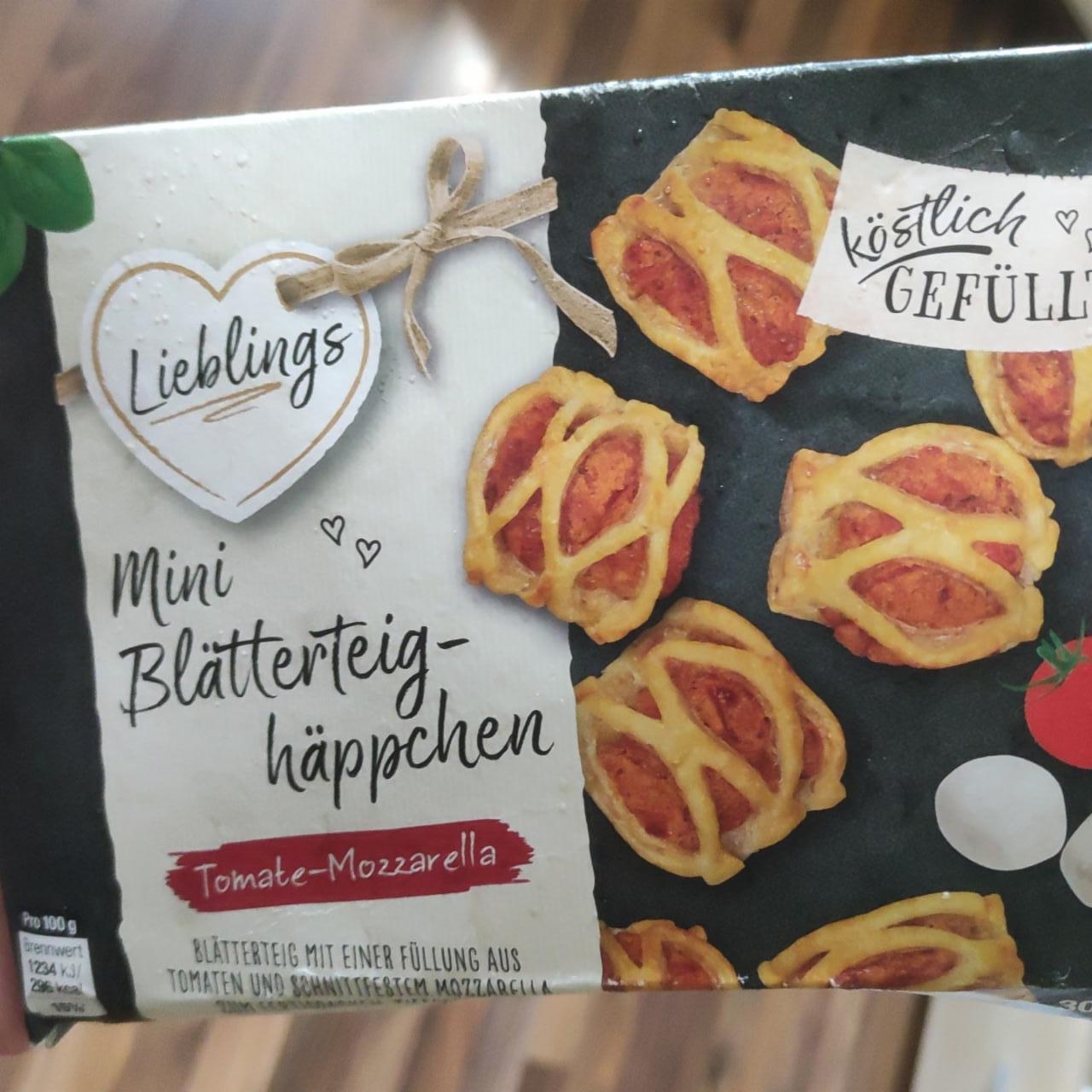 Fotografie - Mini blätterteig häppchen tomate-mozzarella Lieblings