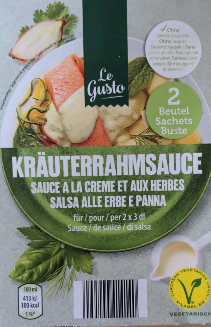 Fotografie - Kräuterrahmsauce Le Gusto