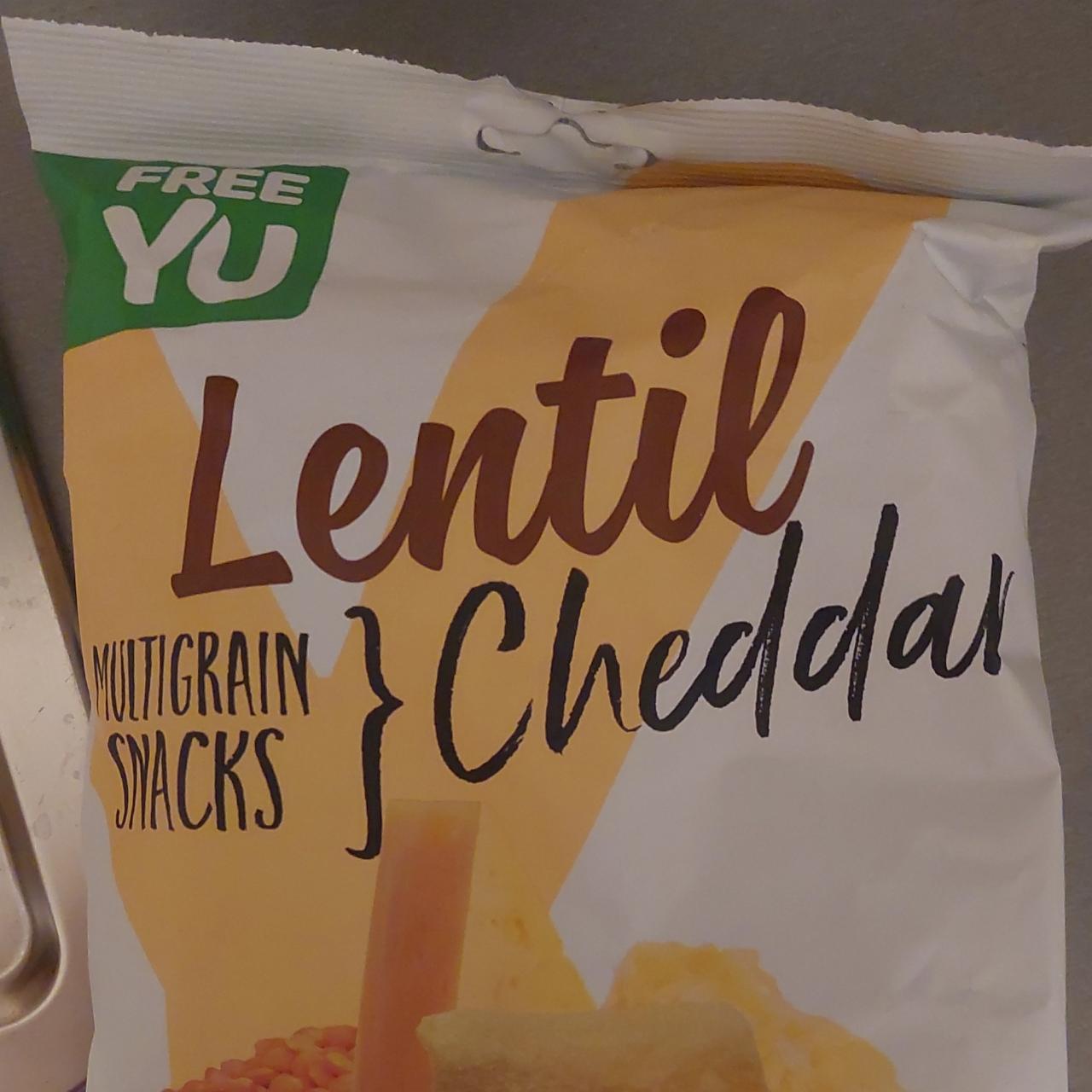 Fotografie - Lentil cheddar multigrain snack FreeYu