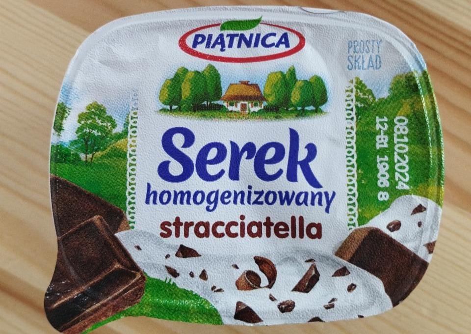 Fotografie - Serek homogenizowany straciatella Piątnica