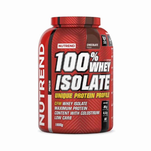 Fotografie - 100% whey isolate chocolate Nutrend