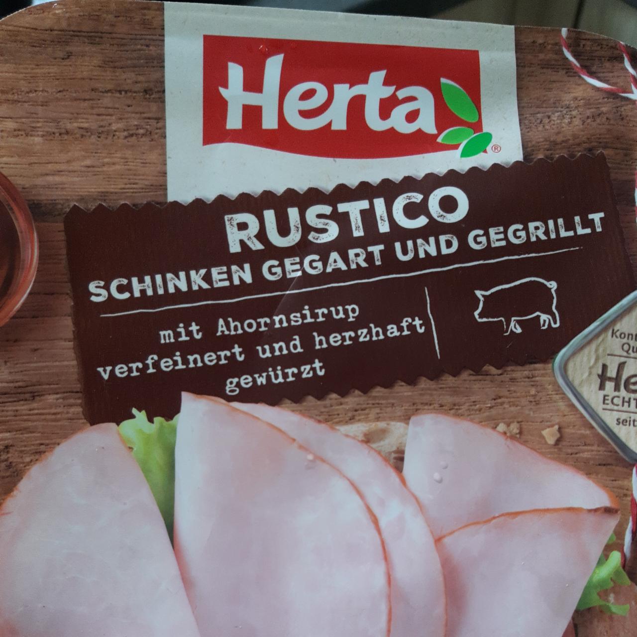 Fotografie - Rustico Schinken gegart und gegrillt mit Ahornsirup Herta