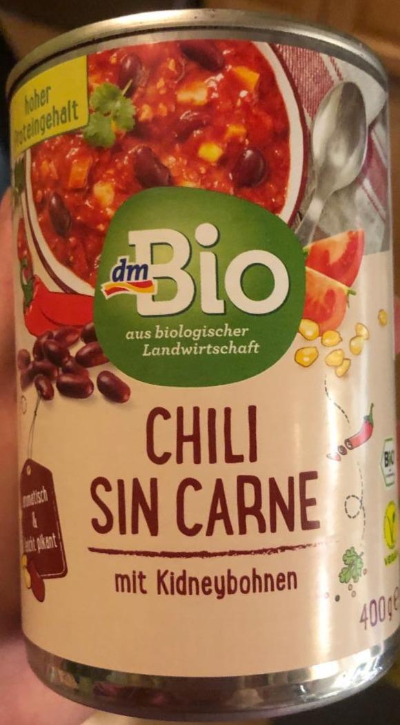 Fotografie - Chili sin Carne mit Kidneybohnen dmBio