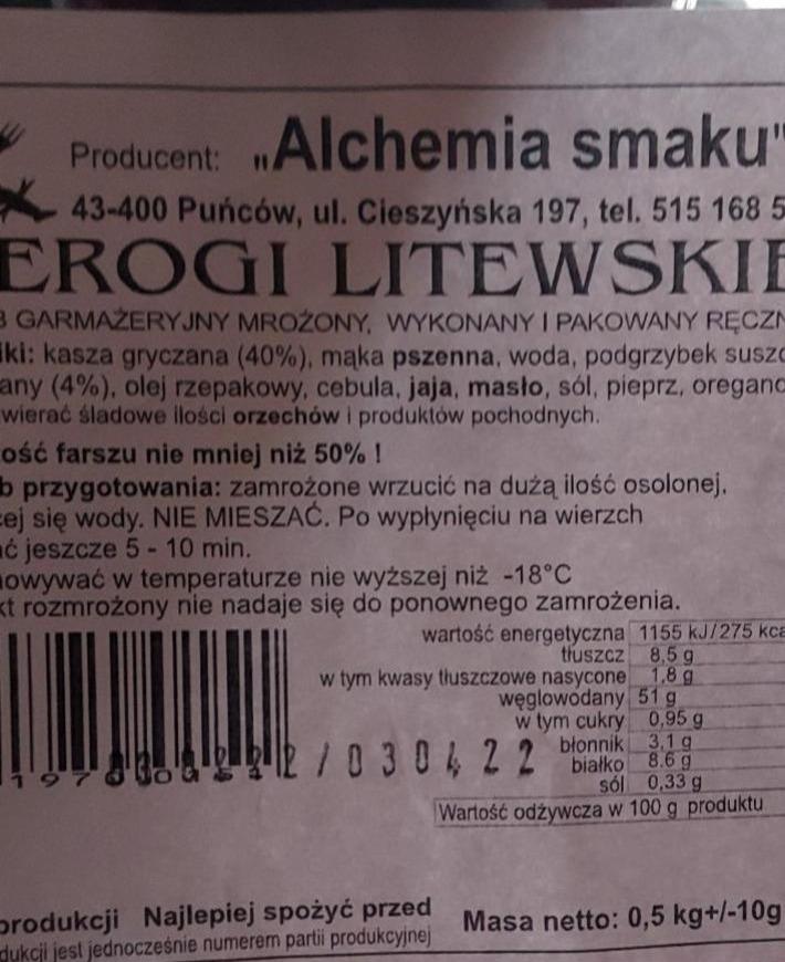 Fotografie - Pierogi litewskie Alchemia smaku