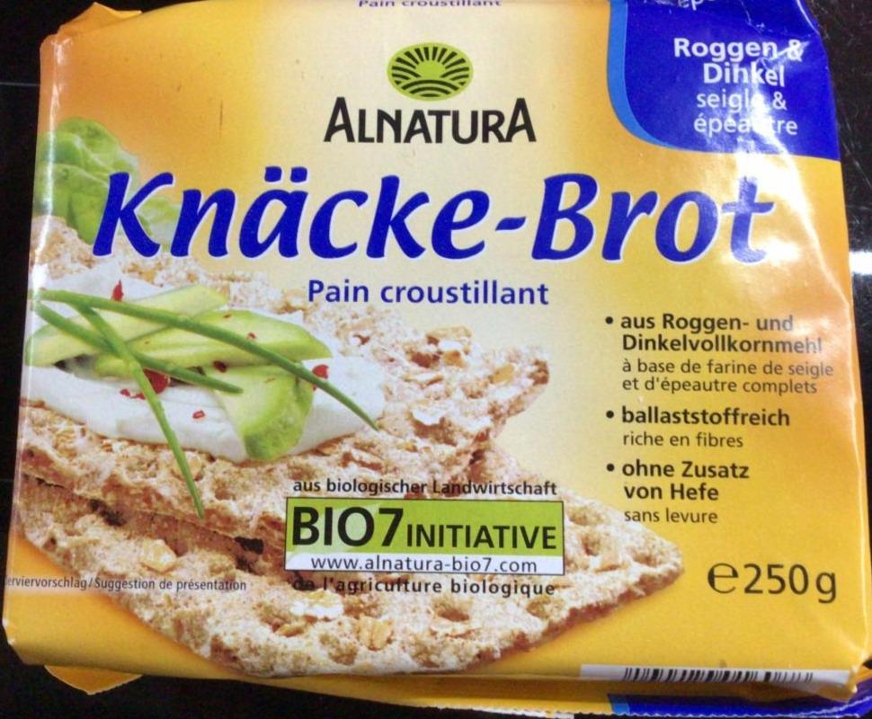 Fotografie - Knäckebrot Roggen & Dinkel Alnatura