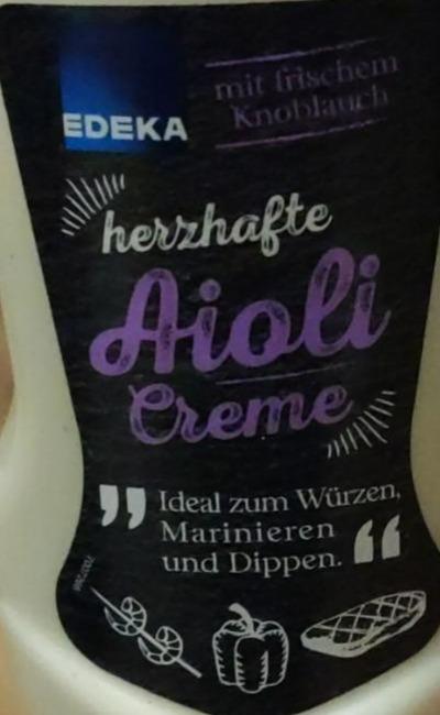 Fotografie - Herzhafte Aioli Creme Edeka