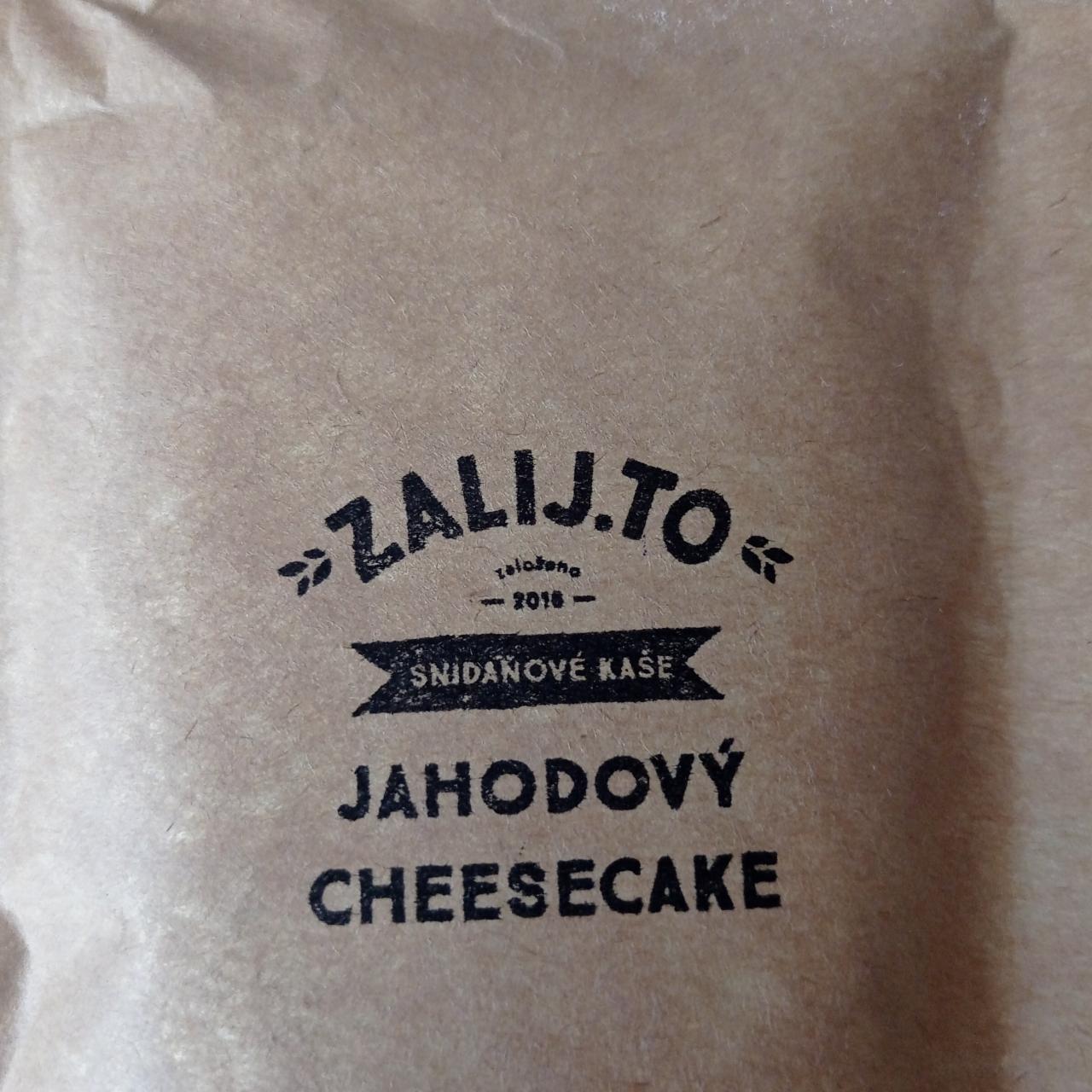 Fotografie - Snídaňové kaše Jahodový cheesecake Zalij.To