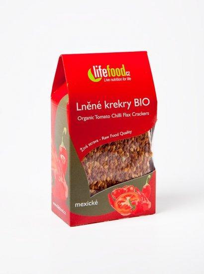 Fotografie - lněné krekry BIO mexické Lifefood