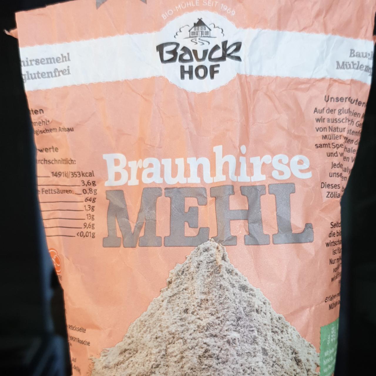 Fotografie - Braunhirse Mehl Bauck Hof