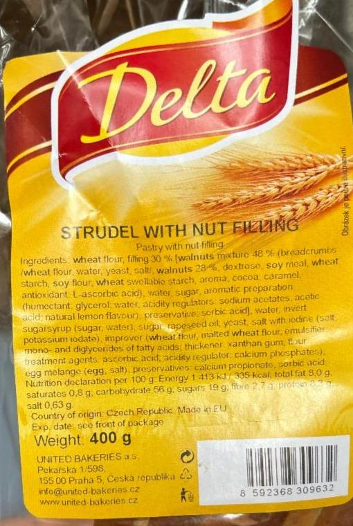 Fotografie - Strudel with nut filling Delta