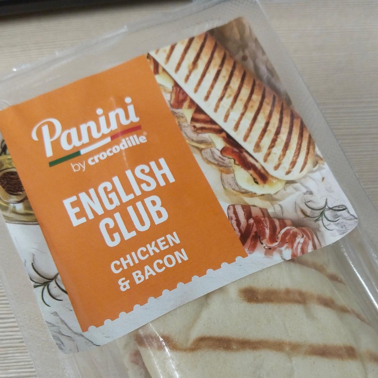 Fotografie - Panini English Club Chicken & Bacon Crocodille