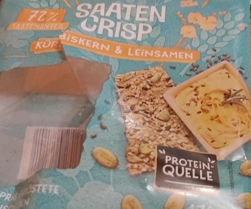 Fotografie - Saaten Crisp Kürbiskern & Leinsamen Brandt