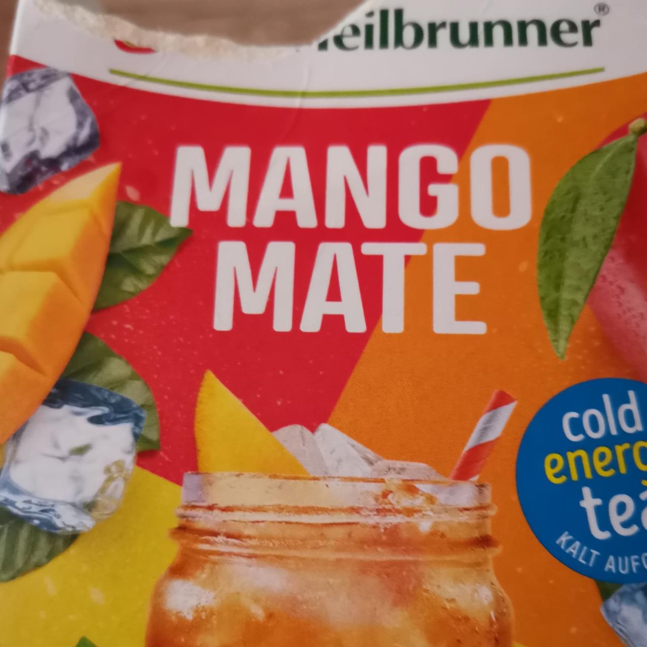 Fotografie - Cold energy tea mango mate Bad Heilbrunner